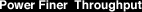 Reject Screen Throughput